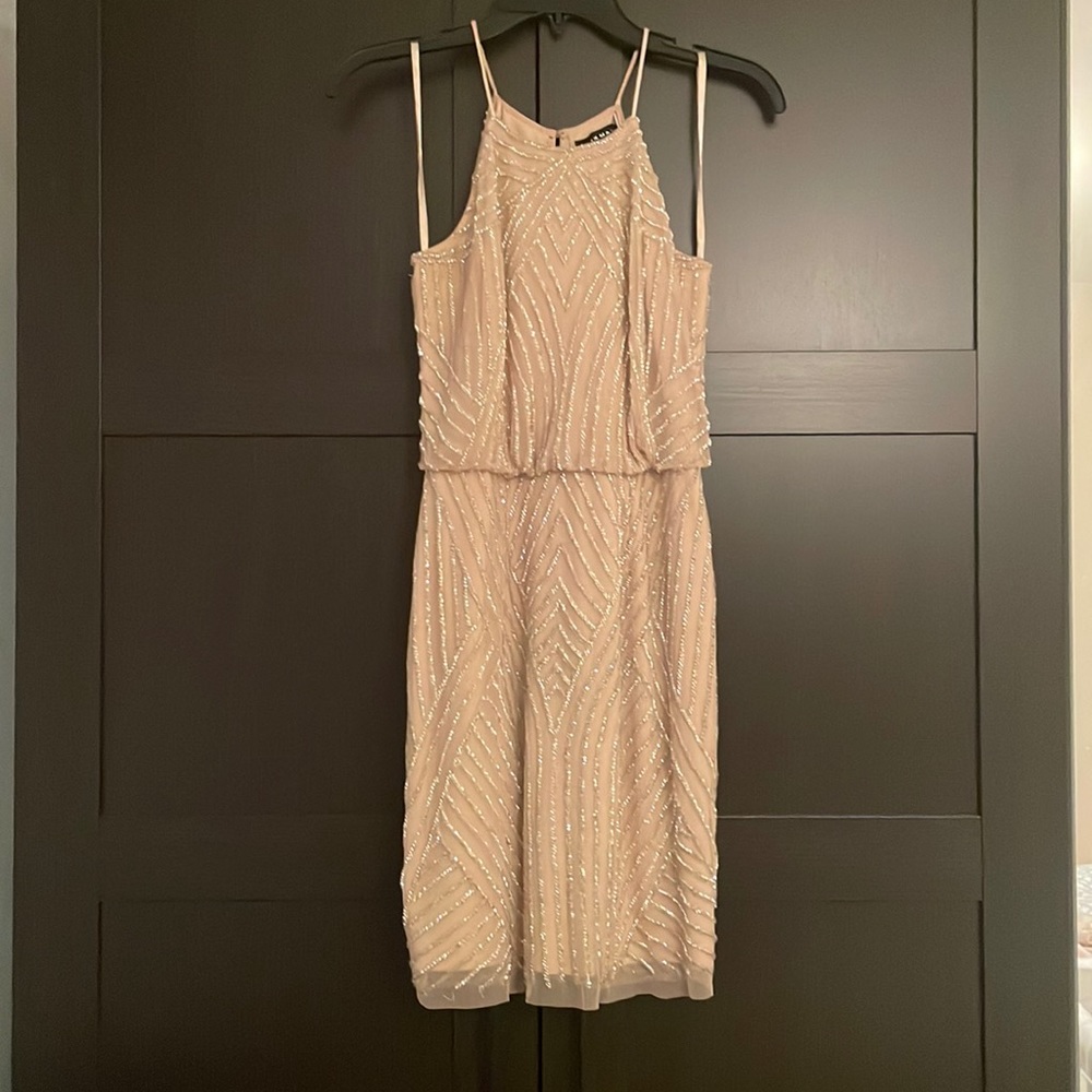 Aidan by Aidan Mattox short sequin Dress
